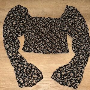 Wild Fable Long Sleeve Floral Top